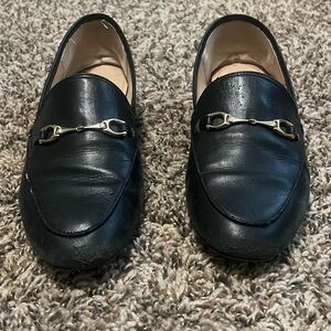 Coach Haley Black Leather Loafers